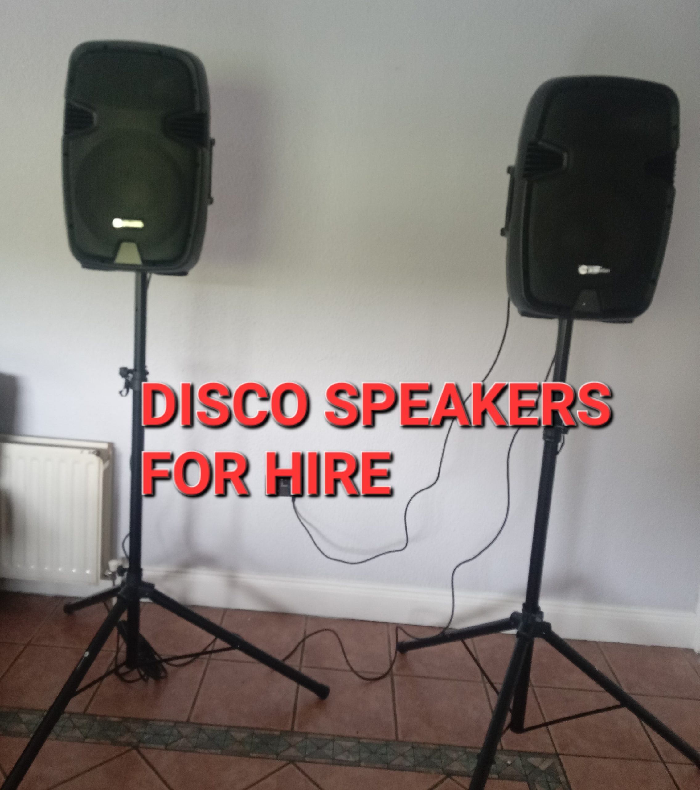 BLUETOOTH DISCO SPEAKER FOR HIRE