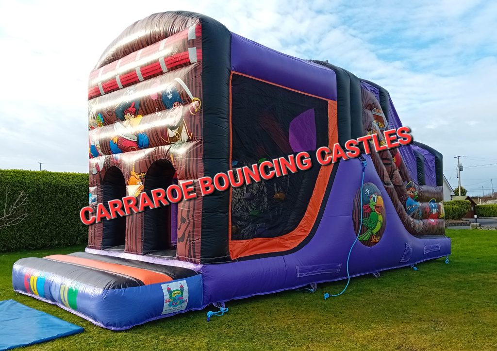 Fun Run inflatable obstacle course for hire in Galway and Connemara