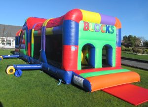 Blocks obstacle course bouncy castle Galway hire