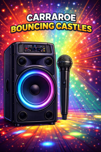 Large Bluetooth PA speaker with microphone for hire in Galway and Connemara